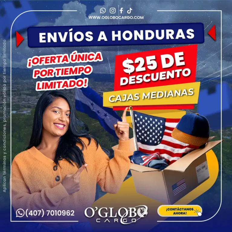 envios de paquetes a honduras